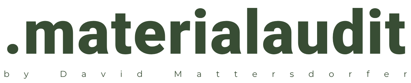 materialaudit by David Mattersdorfer
